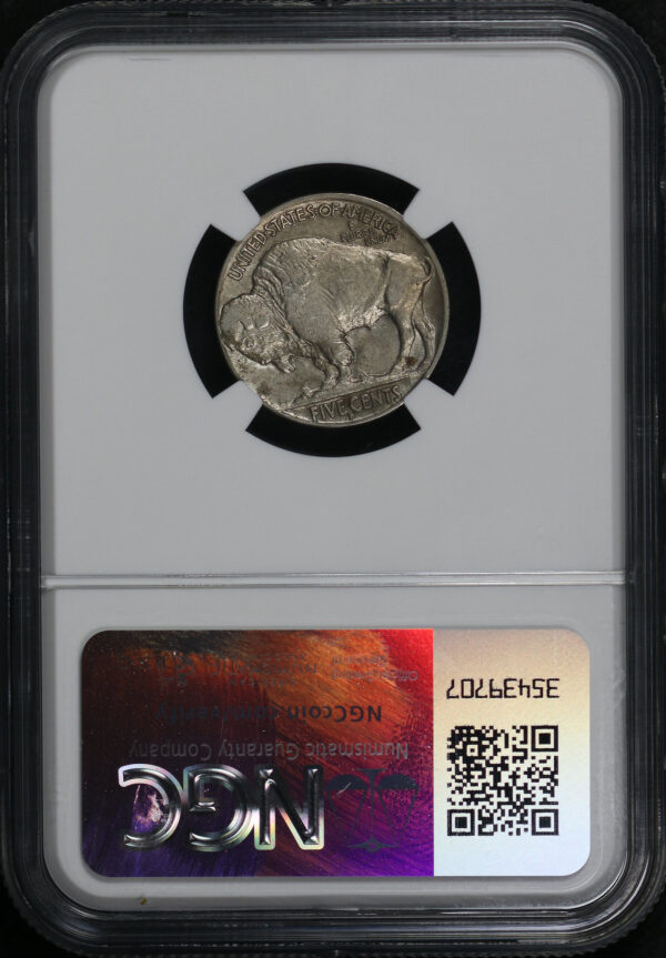 Reverse of this 1914-D Buffalo Nickel NGC AU-50