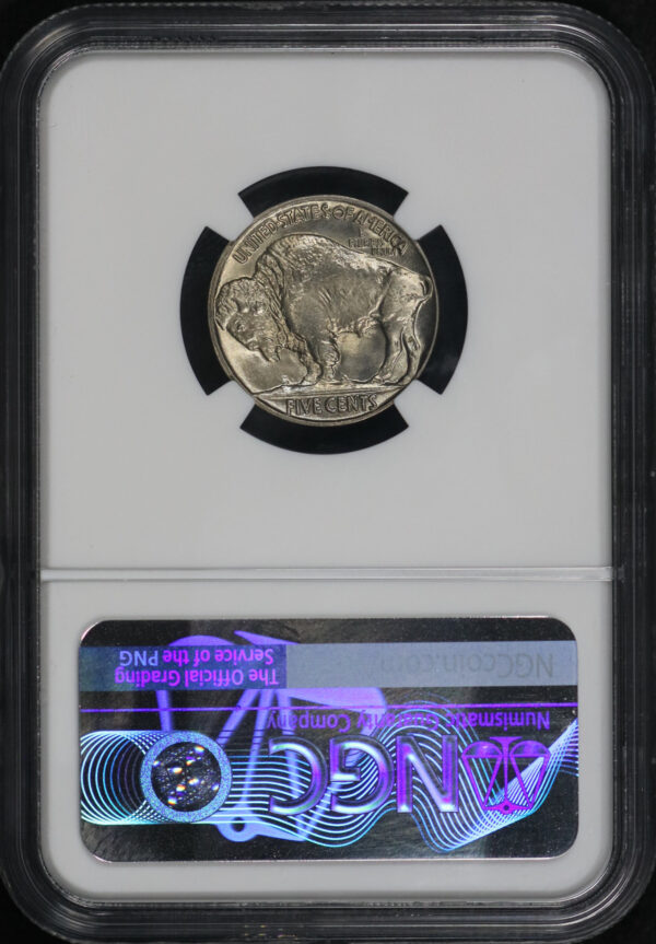 Reverse of this 1915 Buffalo Nickel NGC MS-66+ CAC