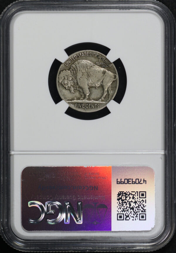 Reverse of this 1917-S Buffalo Nickel NGC VF-25