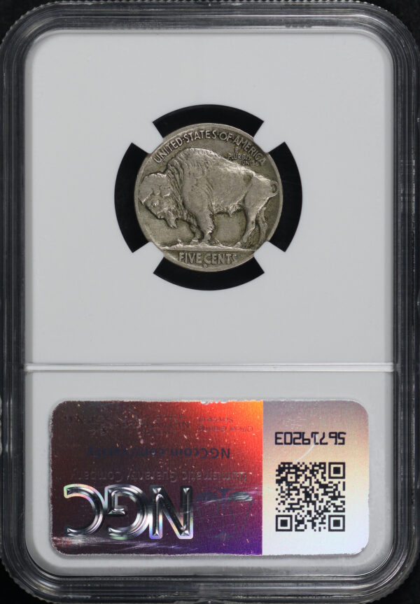 Reverse of this 1919-D Buffalo Nickel NGC VF-25