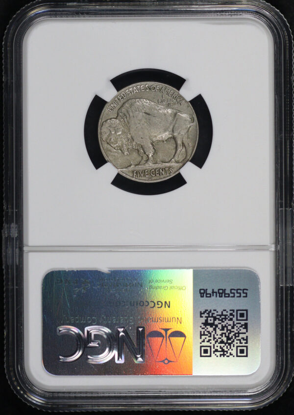Reverse of this 1919-D Buffalo Nickel NGC XF-45