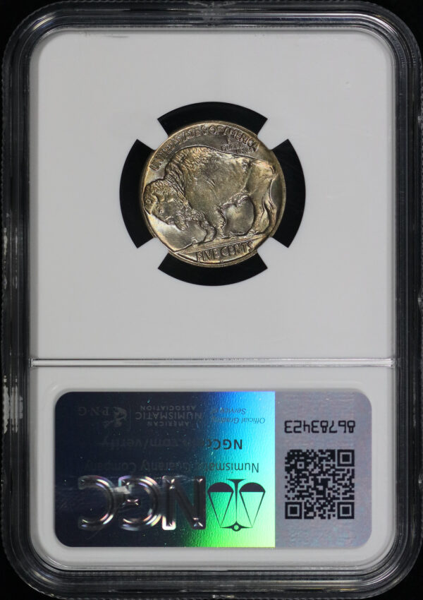 Reverse of this 1928-D Buffalo Nickel NGC MS-66+