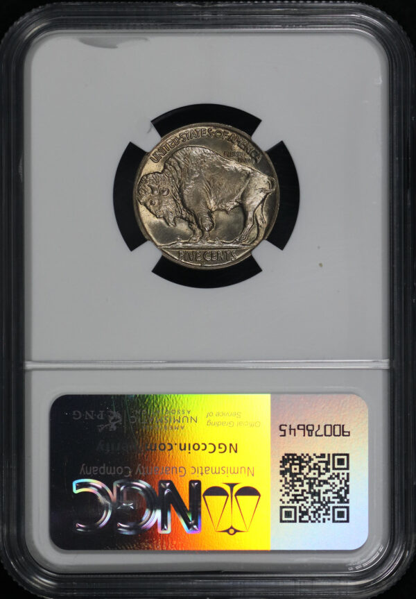 Reverse of this 1936-D Buffalo Nickel NGC MS-67