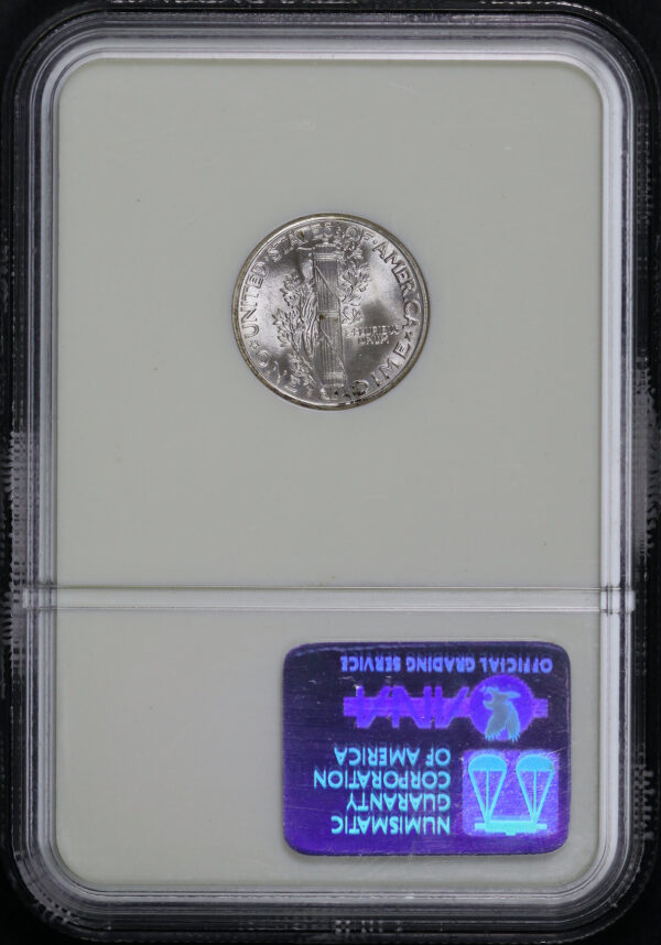 Reverse of this 1938-S Mercury Dime NGC MS-66 FB