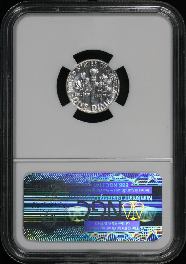 Reverse of this 1952 Roosevelt Dime NGC PF-68