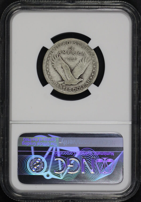 Reverse of this 1917 Standing Liberty Quarter Type 1 NGC VF-20
