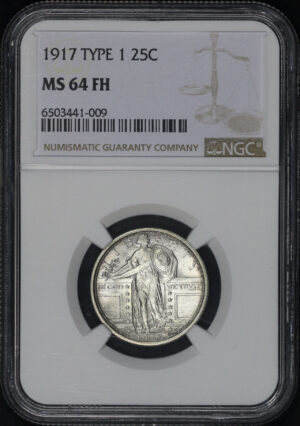 Obverse of this 1917 Standing Liberty Quarter Type 1 NGC MS-64 FH
