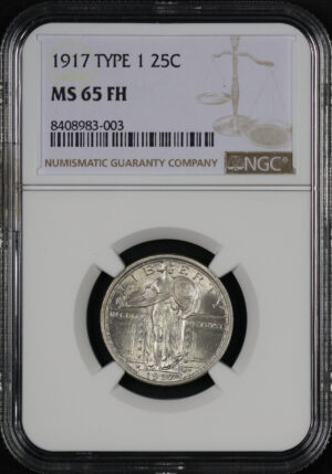Obverse of this 1917 Standing Liberty Quarter Type 1 NGC MS-65 FH