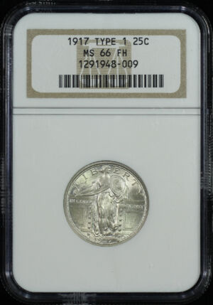 Obverse of this 1917 Standing Liberty Quarter Type 1 NGC MS-66 FH