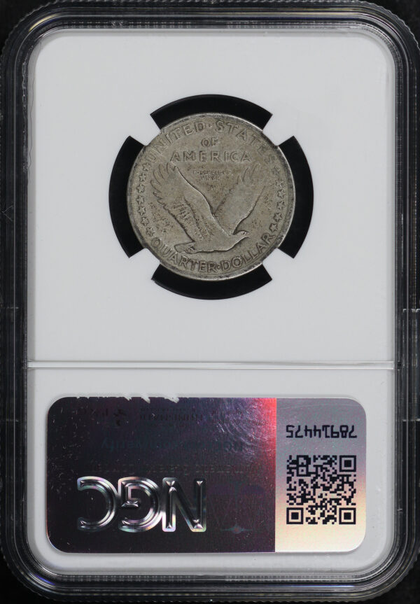 Reverse of this 1917-D Standing Liberty Quarter Type 1 NGC VG-8