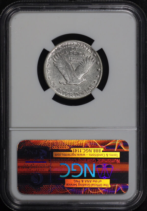 Reverse of this 1923-S Standing Liberty Quarter NGC AU-55