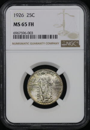 Obverse of this 1926 Standing Liberty Quarter NGC MS-65 FH