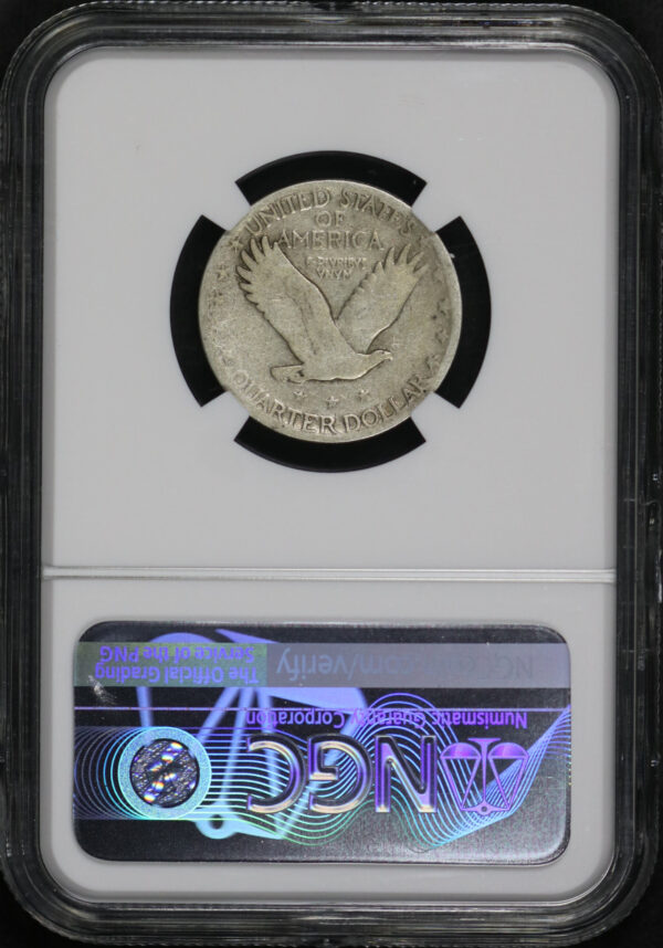 Reverse of this 1927-S Standing Liberty Quarter NGC G-6