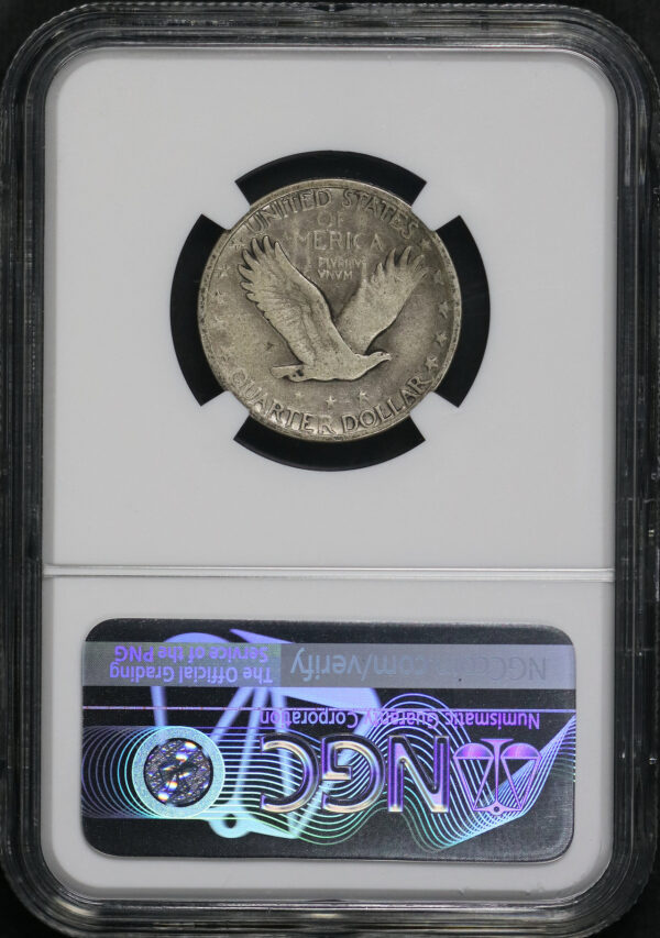 Reverse of this 1927-S Standing Liberty Quarter NGC VG-8
