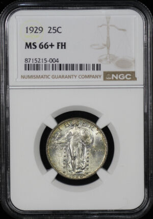 Obverse of this 1929 Standing Liberty Quarter NGC MS-66+ FH