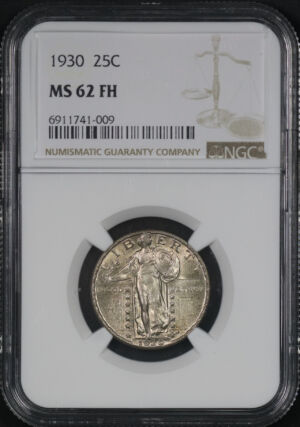 Obverse of this 1930 Standing Liberty Quarter NGC MS-62 FH