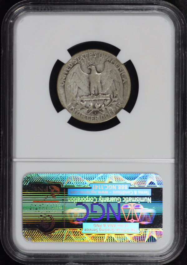 Reverse of this 1932-D Washington Quarter NGC F-12