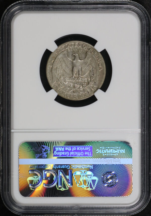 Reverse of this 1932-D Washington Quarter NGC VF-20