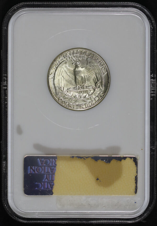 Reverse of this 1939 Washington Quarter NGC MS-65