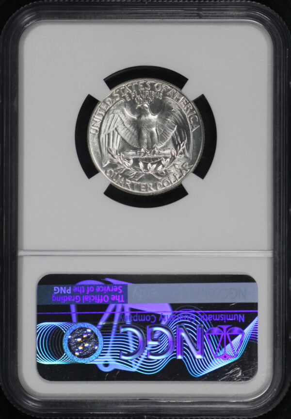 Reverse of this 1950 Washington Quarter NGC PF-65