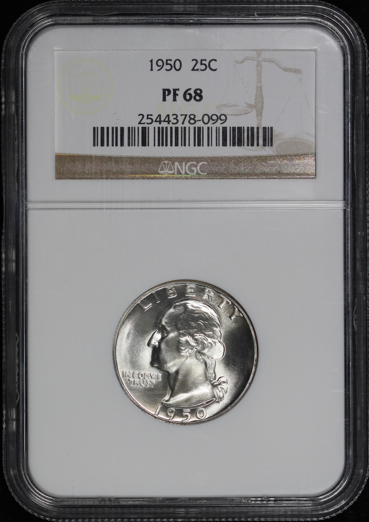 1950 Washington Quarter NGC PF-68 | Northern Nevada Coin