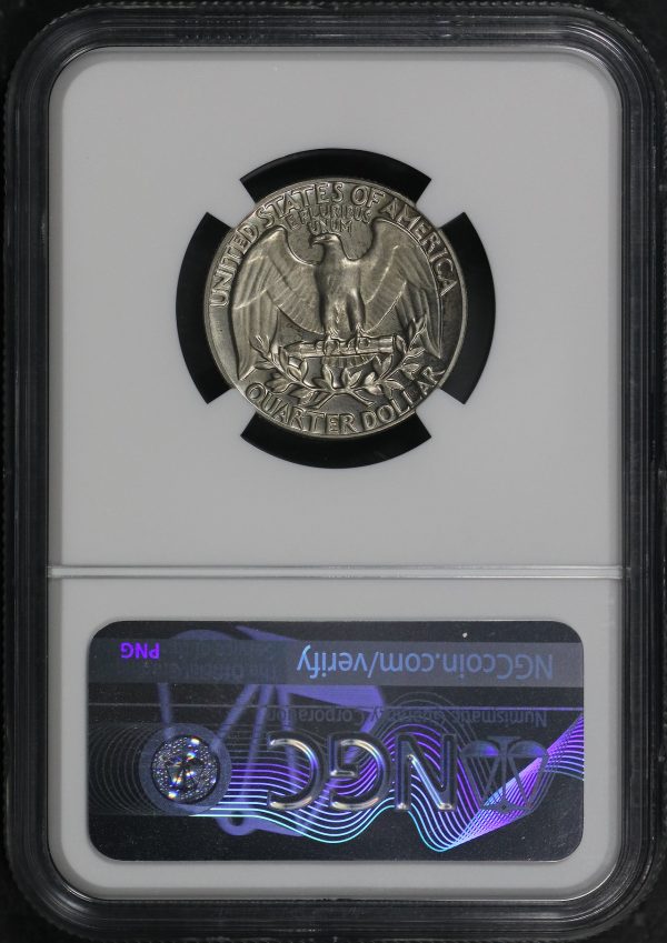 Reverse of this 1972-S Washington Quarter NGC PF-65 MINT ERROR Obverse Die Crack