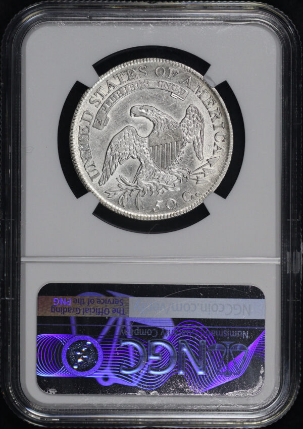Reverse of this 1810 Capped Bust Half Dollar NGC AU-53