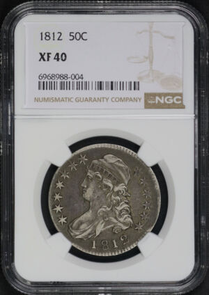 Obverse of this 1812 Capped Bust Half Dollar NGC XF-40
