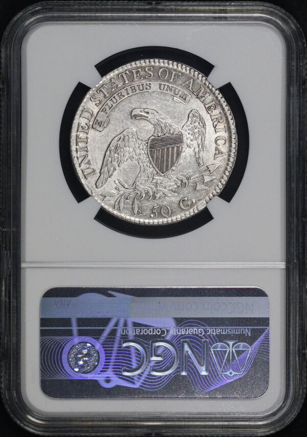 Reverse of this 1817 Capped Bust Half Dollar NGC AU-55