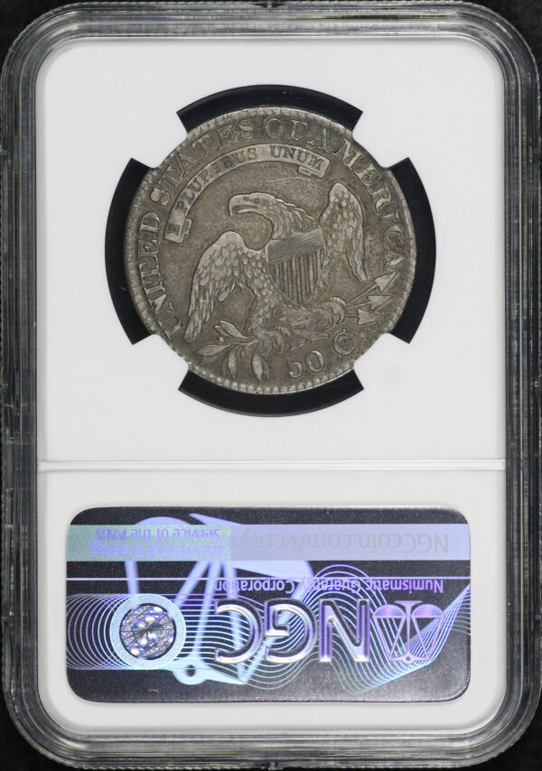Reverse of this 1826 Capped Bust Half Dollar NGC XF-45