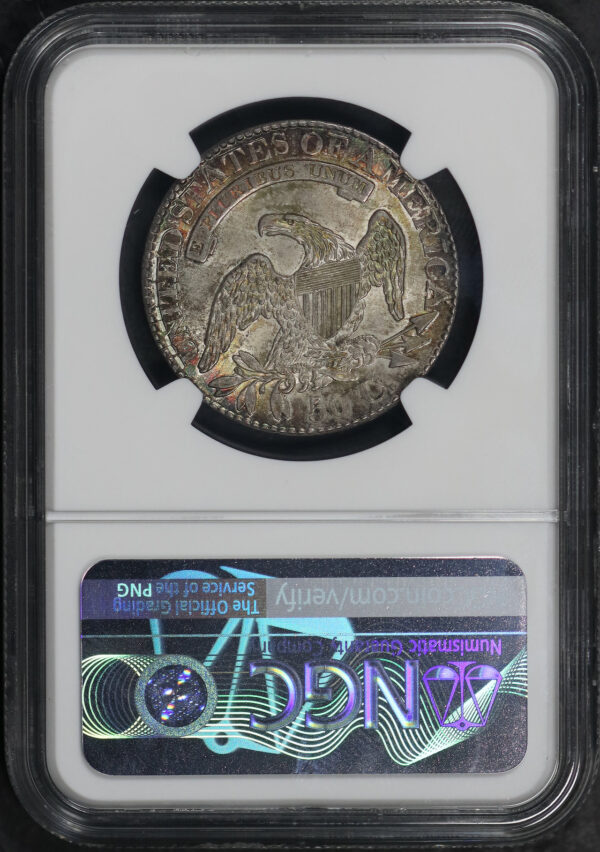 Reverse of this 1827/6 Capped Bust Half Dollar NGC MS-64+