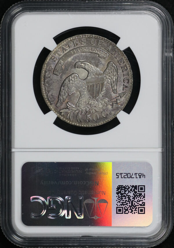 Reverse of this 1833 Capped Bust Half Dollar NGC MS-62