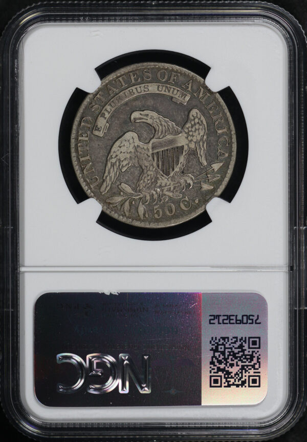 Reverse of this 1834 Capped Bust Half Dollar NGC VF-30