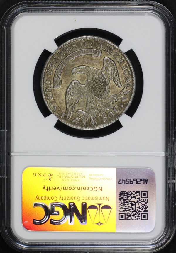 Reverse of this 1834 Capped Bust Half Dollar NGC AU-55