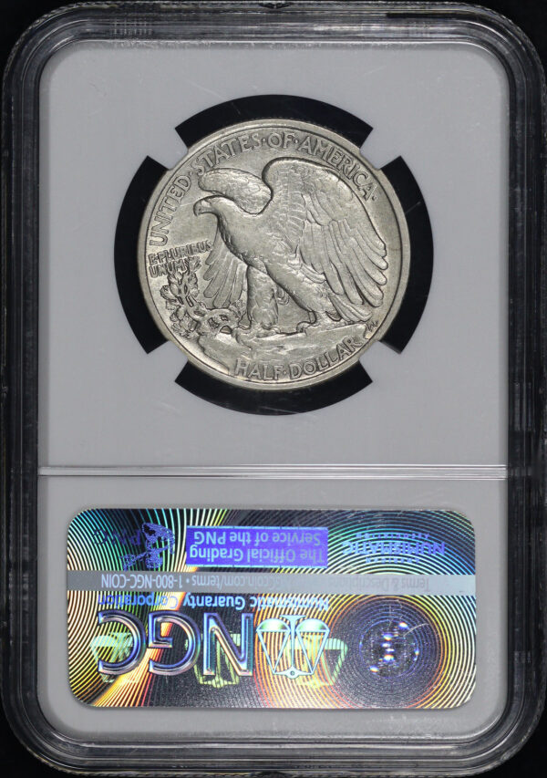 Reverse of this 1921 Walking Liberty Half Dollar NGC XF-40