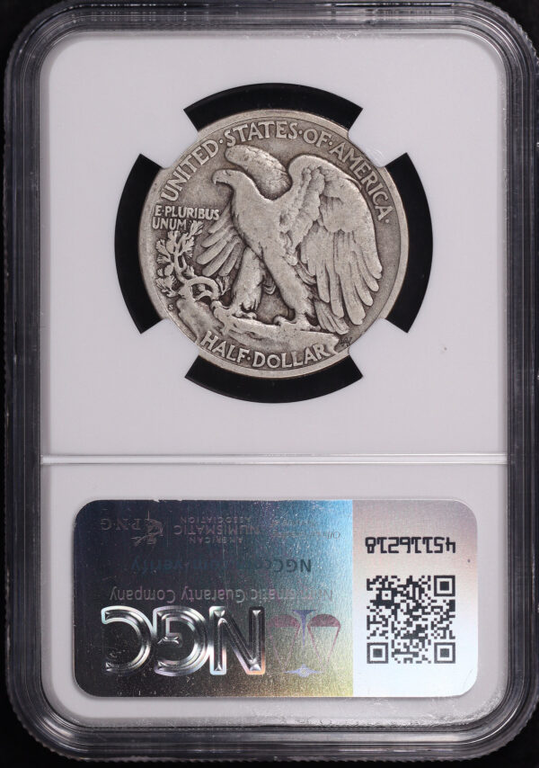 Reverse of this 1921-S Walking Liberty Half Dollar NGC VF-20