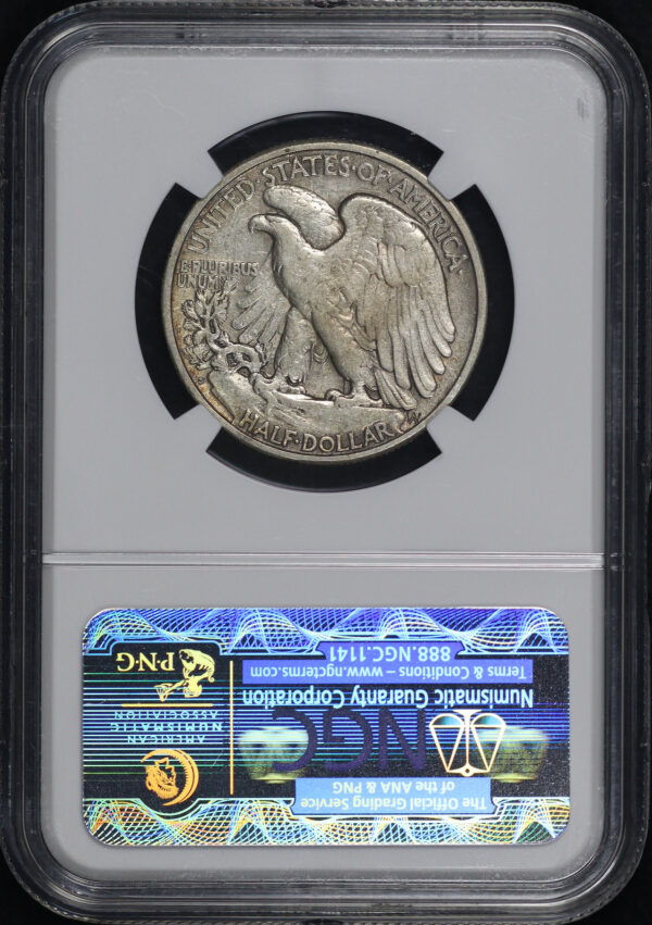 Reverse of this 1923-S Walking Liberty Half Dollar NGC VF-35