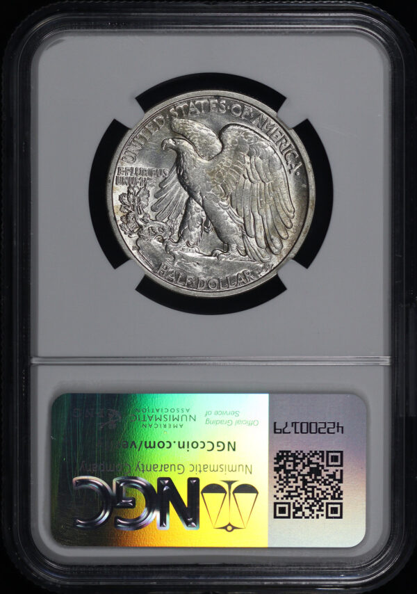 Reverse of this 1923-S Walking Liberty Half Dollar NGC AU-55