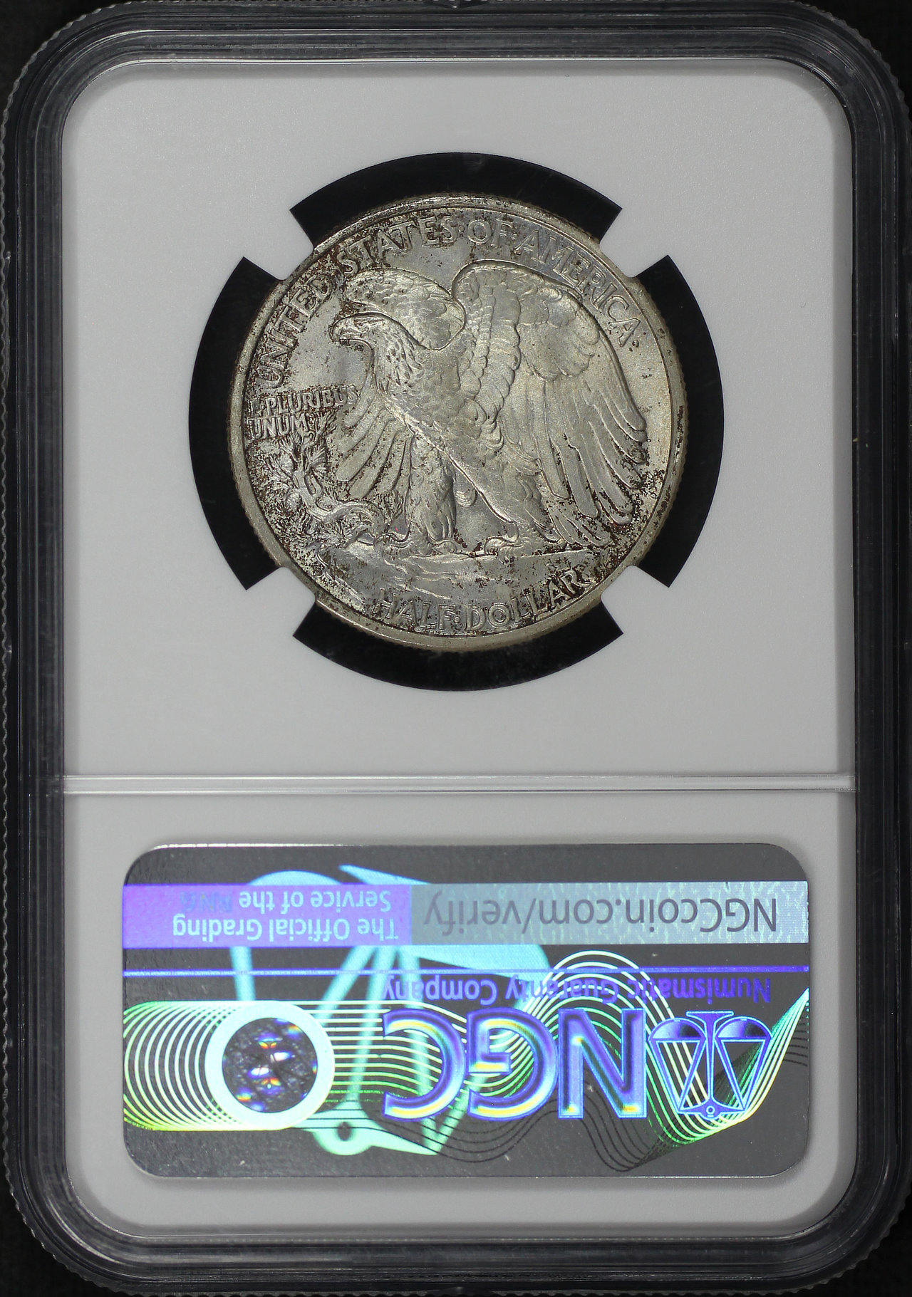 Reverse of this 1934-S Walking Liberty Half Dollar NGC MS-66