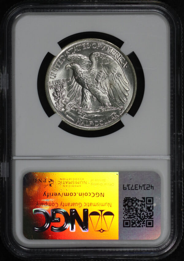 Reverse of this 1935 Walking Liberty Half Dollar NGC MS-67