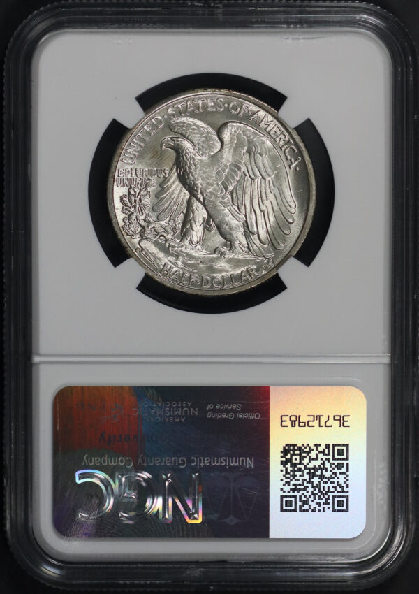 Reverse of this 1941-S Walking Liberty Half Dollar NGC MS-66