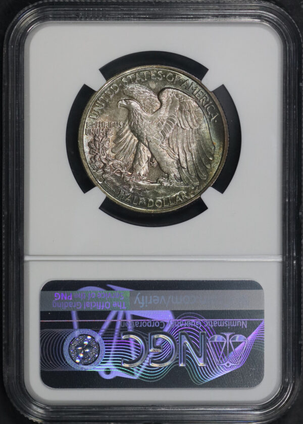 Reverse of this 1941-S Walking Liberty Half Dollar NGC MS-67