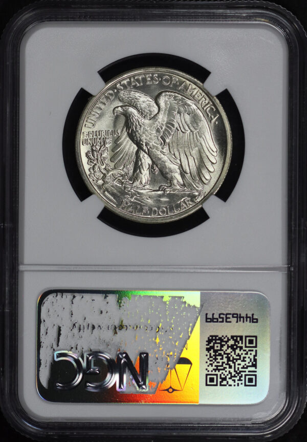 Reverse of this 1942-S Walking Liberty Half Dollar NGC MS-66