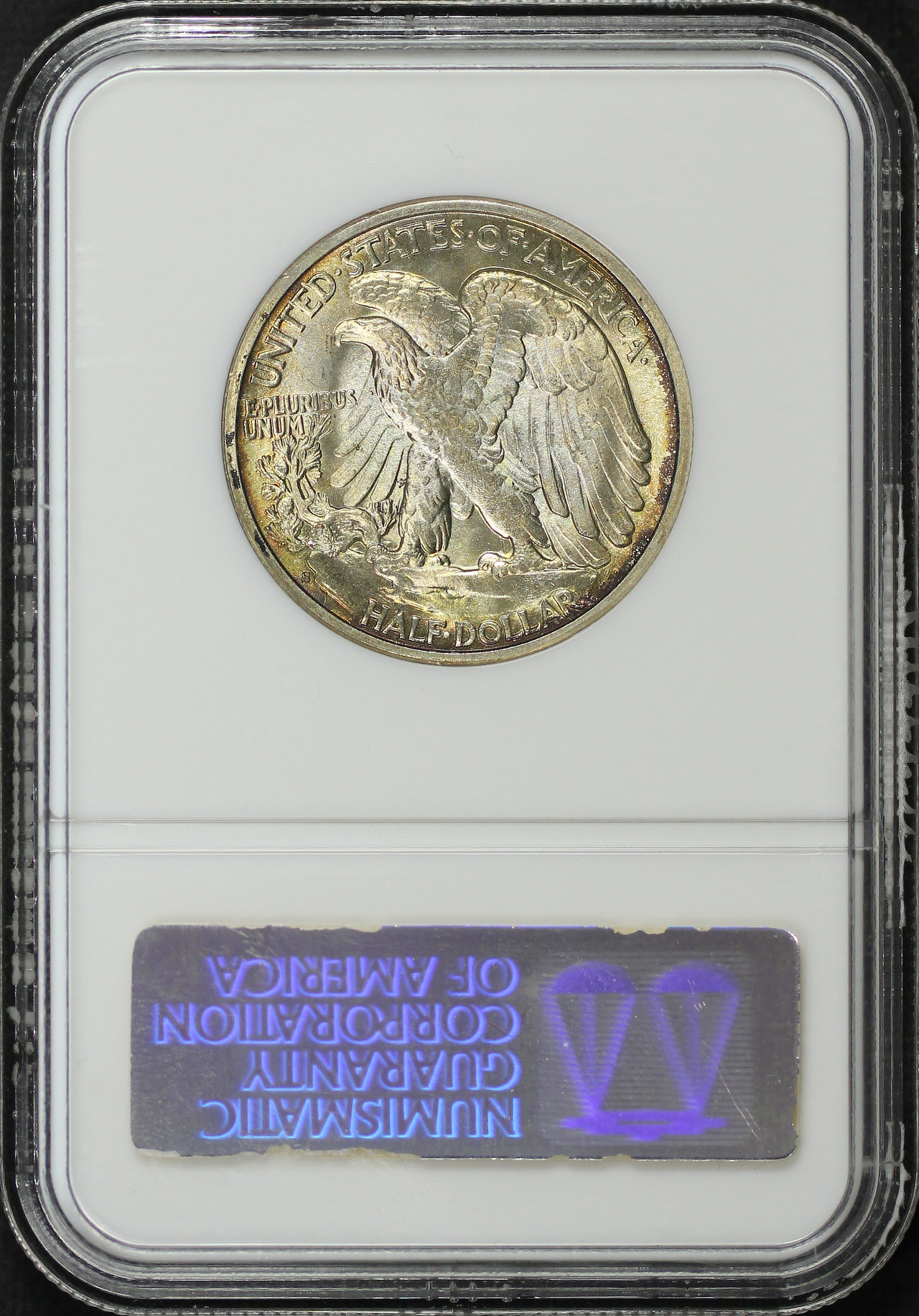 Reverse of this 1943-S Walking Liberty Half Dollar NGC MS-64
