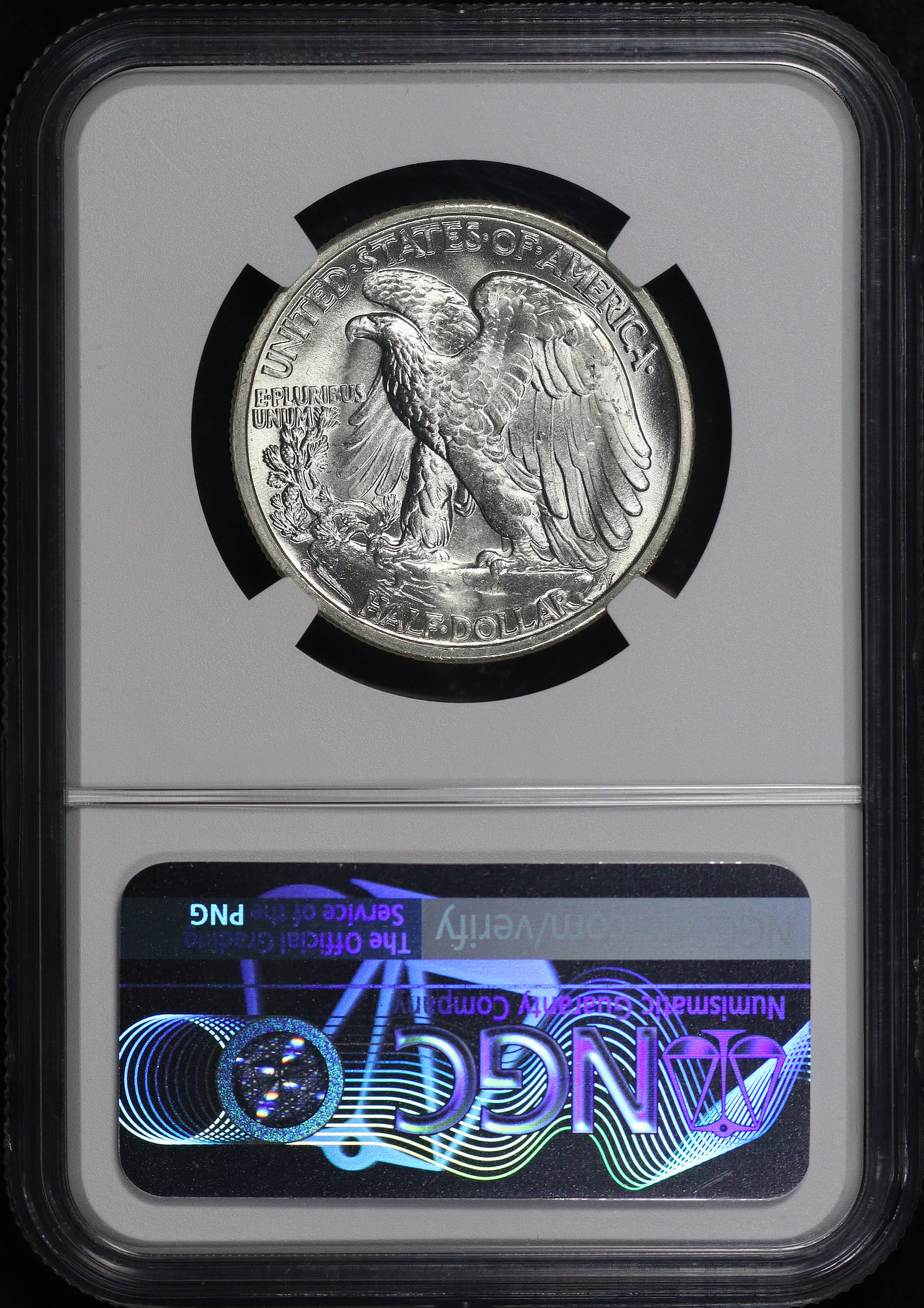 Reverse of this 1943-S Walking Liberty Half Dollar NGC MS-66