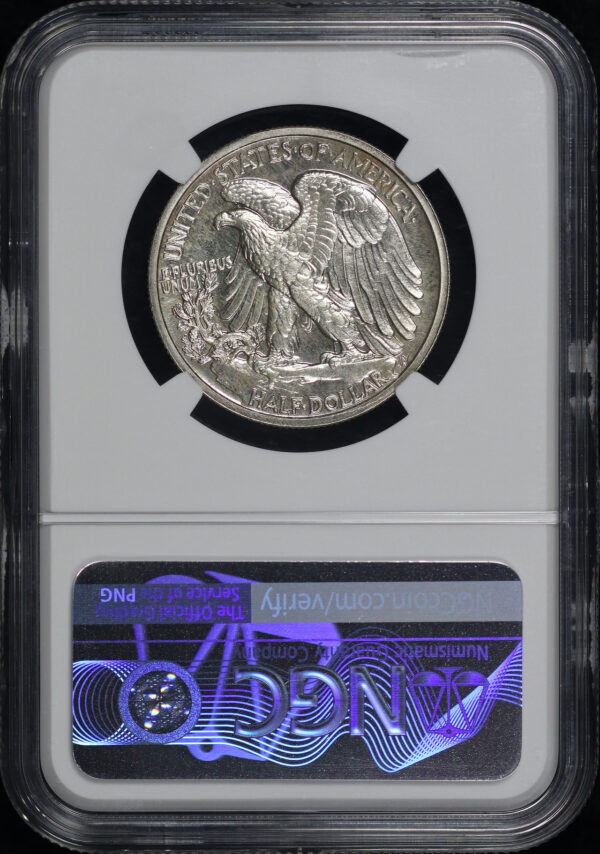 Reverse of this 1940 Walking Liberty Half Dollar NGC PF-67+ CAC