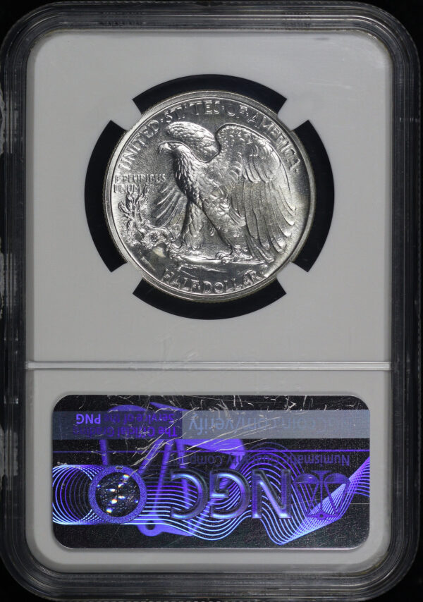 Reverse of this 1941 Walking Liberty Half Dollar NGC PF-67+ CAC