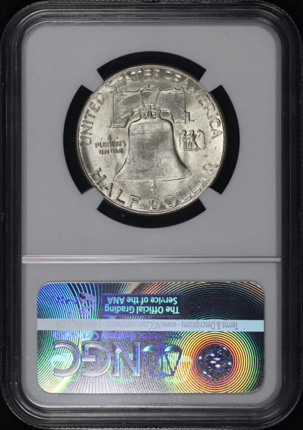 Reverse of this 1951-S Franklin Half Dollar NGC MS-64