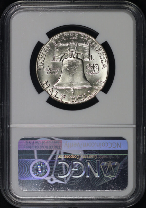 Reverse of this 1963-D Franklin Half Dollar NGC MS-65