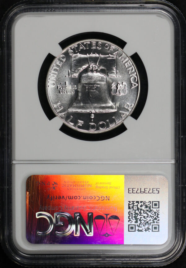 Reverse of this 1951 Franklin Half Dollar NGC PF-65